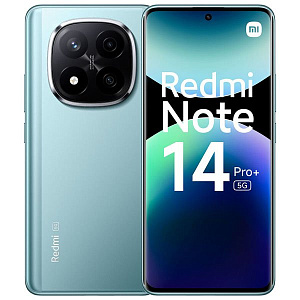 Смартфон Xiaomi Redmi Note 14 Pro Plus 5G 8/256GB (Голубой, 8 ГБ, 256 ГБ, nanoSim+eSim, Global, Без Rustore)