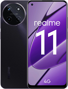 Смартфон realme 11 8/256GB Global (Черный, 256 ГБ, 8 ГБ, Global, Dual nanoSim, Без Rustore)
