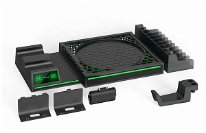 Многофункциональный зарядный док Dobe TYX-1622 для Xbox Series X (Черный)