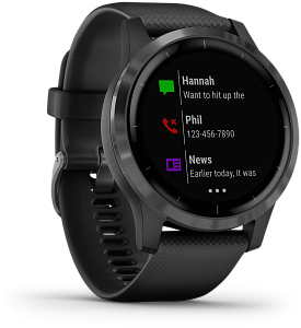 Умные часы Garmin Vivoactive 4 Wi-Fi NFC (Чёрный)