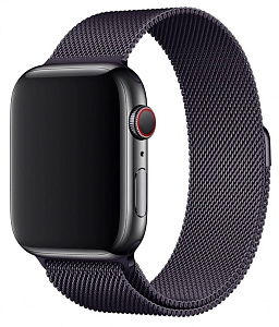 Ремешок для Apple Watch 42mm/49mm Gurdini Milanese Loop (миланский сетчатый) (Серый)