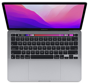 Ноутбук Apple MacBook Pro 13 2022 (M2 8-Core, GPU 10-Core, 8GB, 256GB) (8 ГБ, 256 ГБ, MNEH3, Серый Космос)