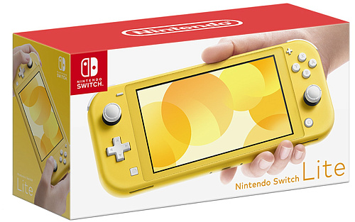 Игровая приставка Nintendo Switch Lite (Жёлтый, 32 ГБ, LCD, Global)