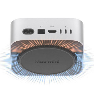 Настольный компьютер Apple Mac mini 2024 (M4 10-Core, GPU 10-Core, 16GB, 512GB) (Серебристый, 16 ГБ, 512 ГБ, MU9E3)