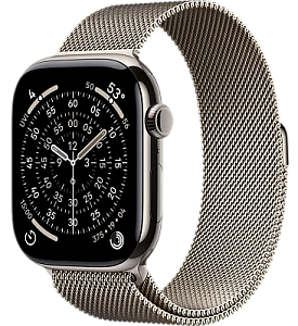 Умные часы Apple Watch Series 11 (Natural Titanium, Natural, Milanese Loop, 46mm, M/L)