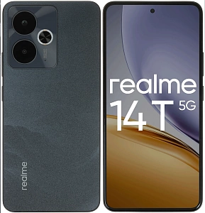 Смартфон Realme 14T (Чёрный, 8 ГБ, 256 ГБ, Global, Dual nanoSim, Без Rustore)