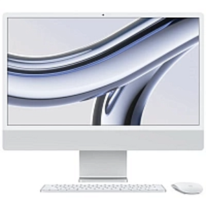 Моноблок Apple iMac 24 2023 (M3 8-Core, GPU 10-Core, 8GB, 512GB) (Серебристый, 8 ГБ, 512 ГБ, MQRK3)