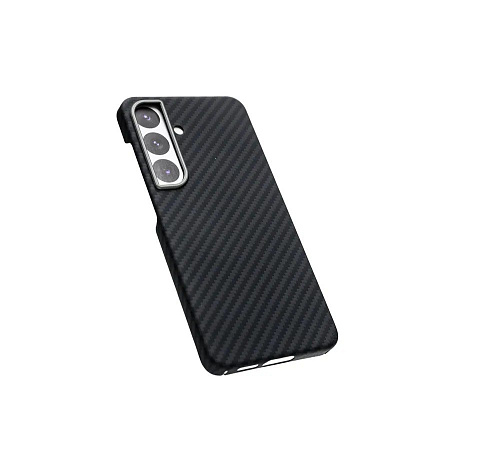 Чехол карбоновый KZDOO Keivlar для Galaxy S24 (Черный)