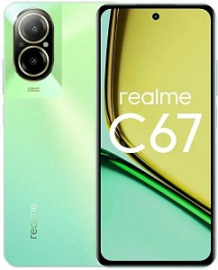 Смартфон Realme C67 8/256GB Global (256 ГБ, Зеленый, 8 ГБ, Global, Dual nanoSim, Без Rustore)