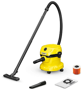 Хозяйственный пылесос Karcher WD 2 PLUS V-12/4/18/C (Жёлтый)