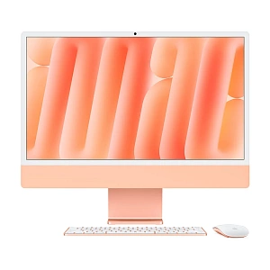Моноблок Apple iMac 24 2024 (M4 10-Core, GPU 10-Core, 16GB, 256GB) (Оранжевый, 16 ГБ, 256 ГБ, Z1EV000KZ)
