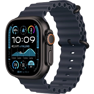 Умные часы Apple Watch Ultra 2 49 мм (2024) Black Case with Ocean Band (49mm, Navy, One size)