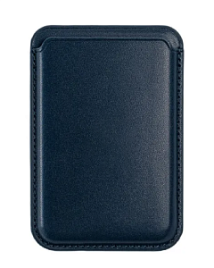 Картхолдер Leather Wallet (Темно-синий)
