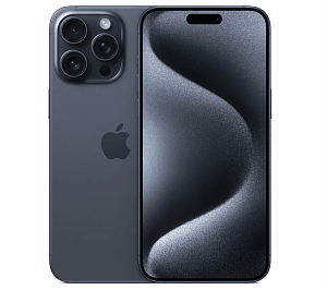 Смартфон Apple iPhone 15 Pro Max 256GB DualSim (Титановый синий, 256 ГБ, 8 ГБ, Китай, Dual nanoSim, Без Rustore)