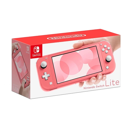 Игровая приставка Nintendo Switch Lite (Коралловый, 32 ГБ, LCD, Global)