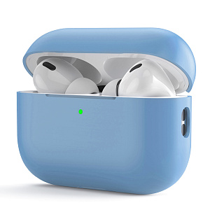 Чехол силиконовый для AirPods Pro 2 (light_blue)
