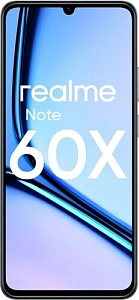 Смартфон Realme Note 60x (Чёрный, 3 ГБ, 64 ГБ, Global, Dual nanoSim, Без Rustore)