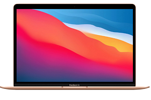 Ноутбук Apple MacBook Air 13 2020 (M1 8-Core, GPU 7-Core, 8GB, 256Gb) (8 ГБ, 256 ГБ, MGND3, Золотой)