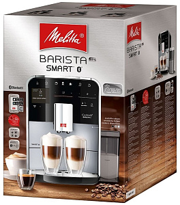 Кофемашина Melitta Caffeo Barista TS Smart SST (RU/A) (Чёрный/Cеребристый, RU)