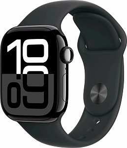 Умные часы Apple Watch Series 10 42мм (Черный, 42mm, M/L, Sport Band)