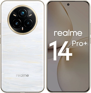 Смартфон Realme 14 Pro Plus (Серебристый, 8 ГБ, 256 ГБ, Global, Dual nanoSim, Без Rustore)