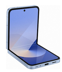 Смартфон Samsung Galaxy Z Flip6 12/256GB (Голубой, 12 ГБ, 256 ГБ, Global, nanoSim+eSim, Без Rustore)