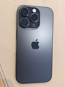 Смартфон Apple iPhone 16 Pro 128GB nanoSim+eSim (8 ГБ, 128 ГБ, Титановый Чёрный, nanoSim+eSim, Global, Без Rustore, Уценка)