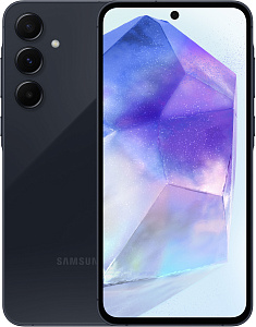 Смартфон Samsung Galaxy A55 5G 8/256GB (Синий, 8 ГБ, 256 ГБ, nanoSim+eSim, Global, Без Rustore)