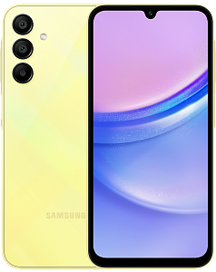 Смартфон Samsung Galaxy A15 4G 8/256GB (Жёлтый, 8 ГБ, 256 ГБ, Dual nanoSim, Global, Без Rustore)