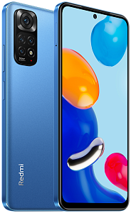 Смартфон Xiaomi Redmi Note 11 4/128GB Global (4 ГБ, 128 ГБ, Синий, Global, Dual nanoSim, Без Rustore)