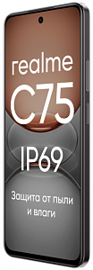 Смартфон Realme C75 (Черный, 8 ГБ, 256 ГБ, Dual nanoSim, RU, Без Rustore)