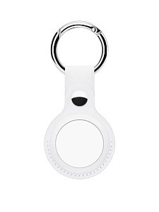 Ремешок AirTag (кожа) мал (Белый)