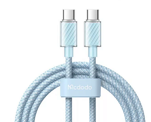 Кабель Mcdodo Type-C to Lightning Colorfull Crystal Series 2 m (Голубой, 2м)