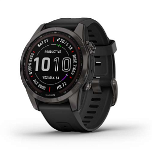Умные часы Garmin Fenix 7s Sapphire Solar (Серый)