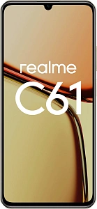 Смартфон Realme C61 6/128GB (Золотой, 6 ГБ, 128 ГБ, Dual nanoSim, Global, Без Rustore)