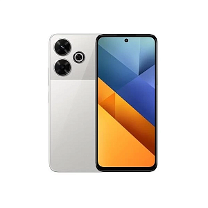 Смартфон Xiaomi POCO M6 4G 8/256GB (Серебристый, 8 ГБ, 256 ГБ, Dual nanoSim, Global, Без Rustore)