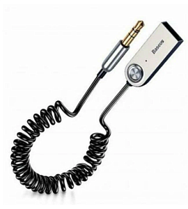 Переходник Baseus Qiyin AUX Car Bluetooth Receiver Black (Черный)