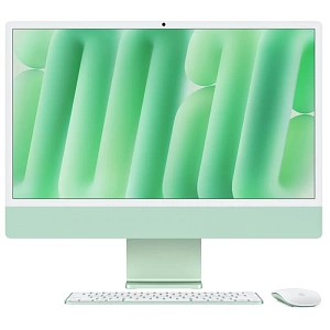 Моноблок Apple iMac 24 2024 (M4 8-Core, GPU 8-Core, 16GB, 512GB) (Зелёный, 16 ГБ, 512 ГБ, Z1E4000GS)